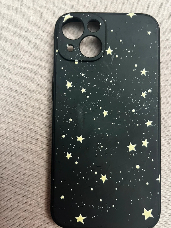 Case etui iPhone 13 czarny z gwiazdkami 2