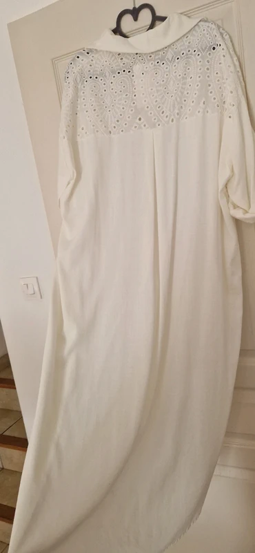 Chemise tunique New Collection blanche avec broderie - photo numéro 7