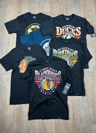 Lot de 6 Tee-Shirts Vintage USA 47 Hockey- Taille S, brand: 47 Brand, condizioni: Nuovo con cartellino, taglia: S, €50.00, €53.20 include la Protezione acquisti