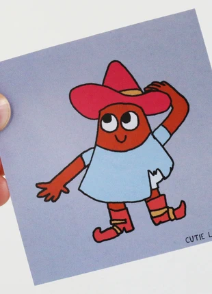 Wholesome sticker - Snif says Yeehaw, staat: Heel goed, € 2,00, € 2,80 inclusief Kopersbescherming