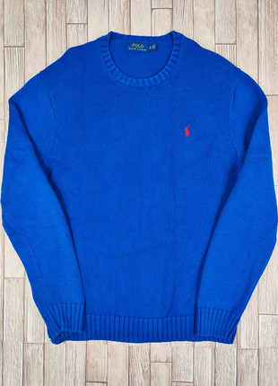Pull col rond laine polo ralph lauren tricot coton bleu taille xl, marque: Ralph Lauren, état: Très bon état, taille: XL, 40,00 €, 42,70 € Protection acheteurs incluse