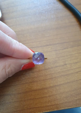 Bague pierre violette, condition: New without tags, size: 16.5 mm Ø, €10.00, €11.20 includes Buyer Protection