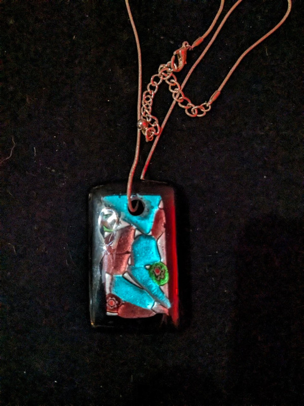 Glass heavy pendant 3