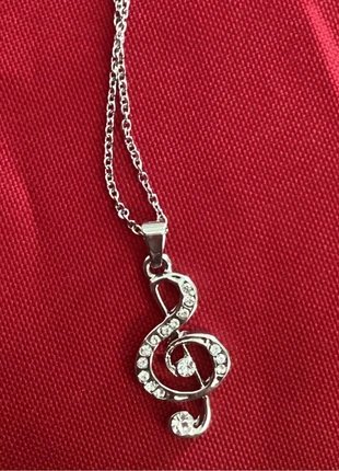 Necklace chain with diamonte clef (New), état: Neuf sans étiquette, 2,00 €, 2,80 € Protection acheteurs incluse