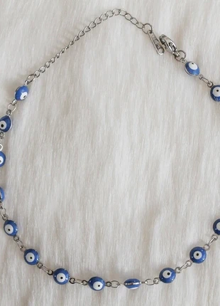 Bracelet de cheville argenté mauvais œil, brand: Boheme, condition: Very good, €3.00, €3.85 includes Buyer Protection