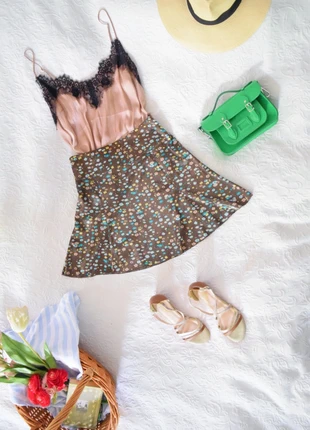 🌸🌿 Jupe vintage Y2K à motif fleurs 🌿🌸, marca: Vintage, estado: Muito bom, tamanho: S / 36 / 8, €5.00, €5.95 inclui Proteção do Comprador