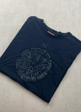 T-shirt été Homme à Manches Courtes Nautica Bleu Marine Uni – Rose des vents brodée Taille XL, marke: Nautica, zustand: Sehr gut, größe: XL, 11,00 €, 12,25 € inklusive Vinted-Käuferschutz