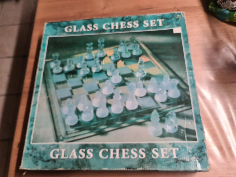 Grand jeu d Échecs en verre 5