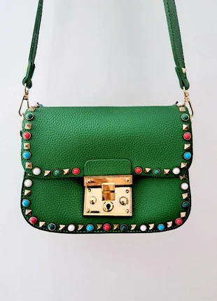 🇫🇷 magnifique sac a main vert croco et pierres, marca: Tendance, estado: Muy bueno, 29,00 €, 31,15 € Protección al comprador incluida