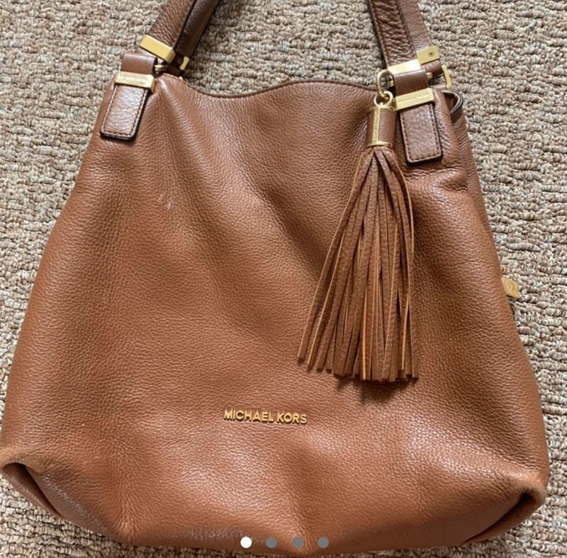 Brown leather Michael kors bag Vinted