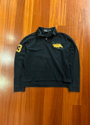 Polo Ralph Lauren nera – taglia S, modello corto effetto boxy croppato, brand: Ralph Lauren, condizioni: Ottime, taglia: S, €22.00, €23.80 include la Protezione acquisti