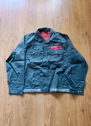 2000s vintage Kansas rare workwear blue-gray jacket unisex, brand: Kansas, condizioni: Nuovo con cartellino, taglia: M, €32.00, €34.30 include la Protezione acquisti