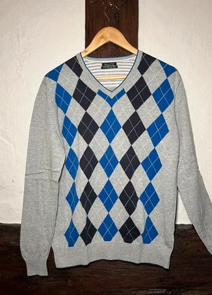 Pull à carreaux Massimo Dutti - taille S, brand: Massimo Dutti, condition: Very good, size: S, €12.00, €13.30 includes Buyer Protection