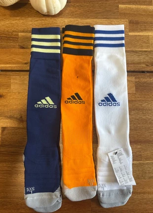 3 x Adidas Kids Football Socks 10k - 11.5k, brand: adidas, condition: New with tags, size: 7 years / 122 cm, £10.95, £12.13 includes Buyer Protection