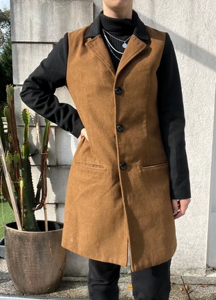 Manteau / Trench bicolore noir et marron - Femme, marca: Vintage Dressing, estado: Muy bueno, tamaño: S / 36 / 8, 15,00 €, 16,45 € Protección al comprador incluida