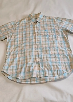 Camisa Burberry Talla M Cuadros Azul Clásica T-shirt Elegante y Versátil, marque: Burberry, état: Très bon état, taille: M, 30,00 €, 32,20 € Protection acheteurs incluse