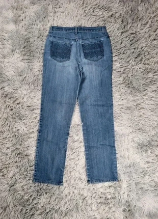 Jeans y2k coupe droite brodé vintage large, marke: Vintage Dressing, zustand: Sehr gut, größe: XS / 34 / 6, 12,00 €, 13,30 € beinhaltet Vinted-Käuferschutz Pro