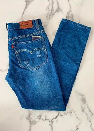 Jean Vintage, merk: Gustavor, staat: Nieuw met prijskaartje, maat: W27 | FR 36, € 15,00, € 16,45 inclusief Kopersbescherming