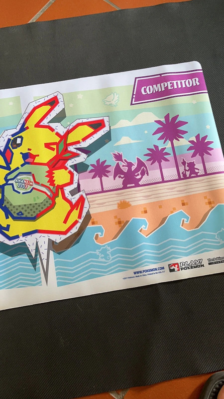 Playmat Tappetino Pokémon WC2017 Anaheim Competitor