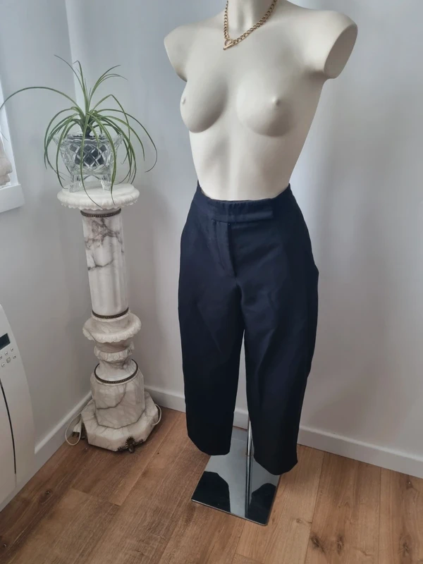 Pantalon cargo oversize noir Zara - photo numéro 9