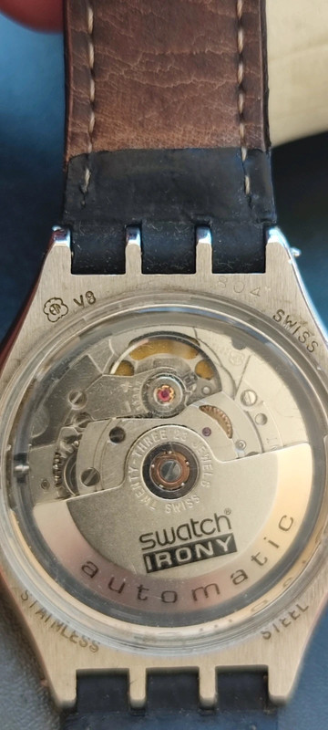 Swatch irony swiss clearance 21 jewel automatic movement