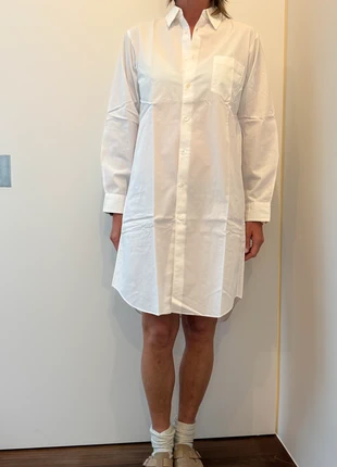 Robe Chemise Comme des garçons Taille M en coton blanc, marca: Comme des Garçons, estado: Muy bueno, tamaño: M / 38 / 10, 90,00 €, 95,20 € Protección al comprador incluida