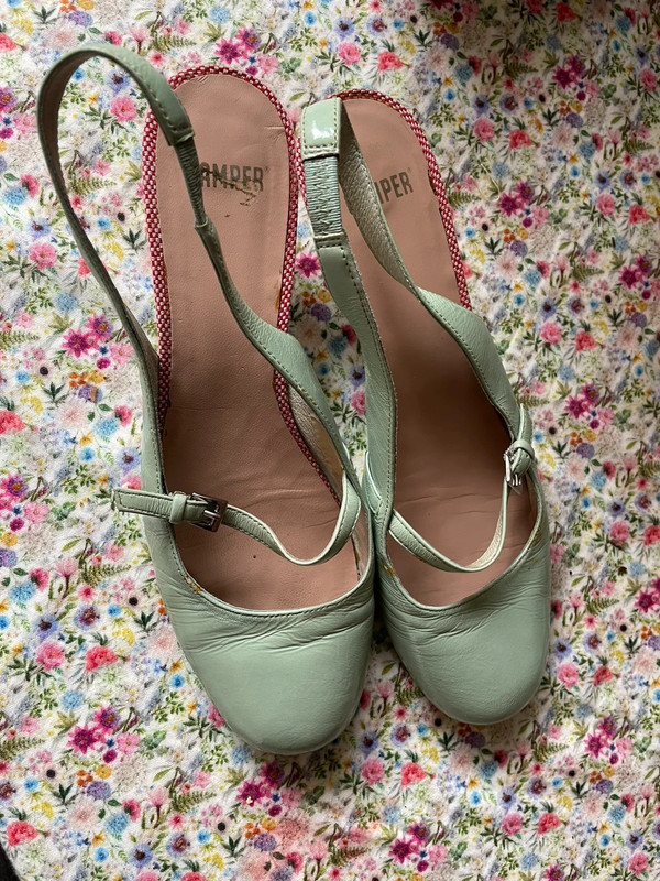 Camper heels. Mint colour - Vinted