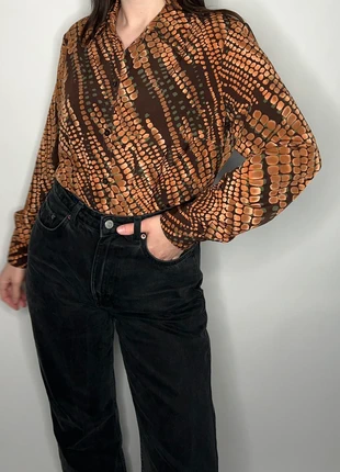 Deadstock 1990s does 1970s bohemian western retro country folklore whimsigoth witch gipsy blouse, merk: Vintage, staat: Heel goed, maat: L / 40 / 12, € 15,00, € 16,45 inclusief Kopersbescherming Pro