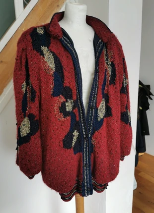 Original uniek rare tailermade knitwear vintage vest multi color maat L 40, marque: Tailor Made, état: Très bon état, taille: L / 40 / 12, 77,00 €, 81,55 € Protection acheteurs incluse