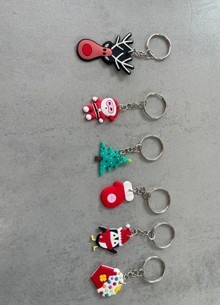Lot de 6 portes clés esprit de Noël neufs, marque: Noël, état: Très bon état, 3,00 €, 3,85 € Protection acheteurs incluse