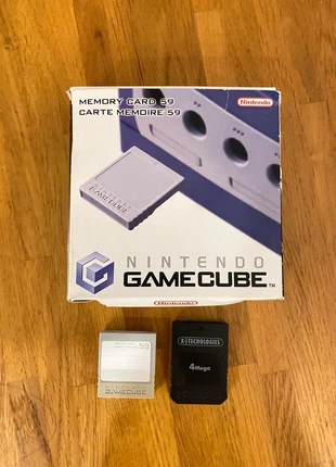 Memory card GameCube, brand: Nintendo, condizioni: Ottime, €18.00, €19.60 include la Protezione acquisti