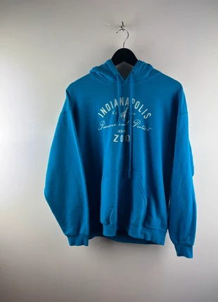 Sweat US a capuche bleu IndianaPolisZoo Taille M (DA979), marque: Vintage Dressing, état: Bon état, taille: M, 10,00 €, 11,20 € Protection acheteurs (Pro) incluse
