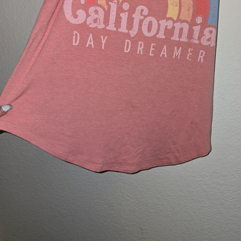 LOL Vintage M rayon blend california dreamer tunic tank top 4