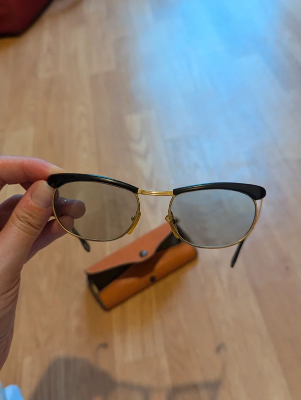 Lunettes vintages fumées - photo numéro 9