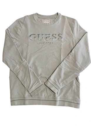 Sweat crewneck Guess gris clair slim fit - Taille M, marke: GUESS, zustand: Sehr gut, größe: M, 9,99 €, 11,19 € inklusive Vinted-Käuferschutz