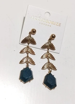 Accessorize Gemstone Retro vibe Drop Earrings, brand: Accessorize, condition: Very good, £4.50, £5.43 includes Buyer Protection