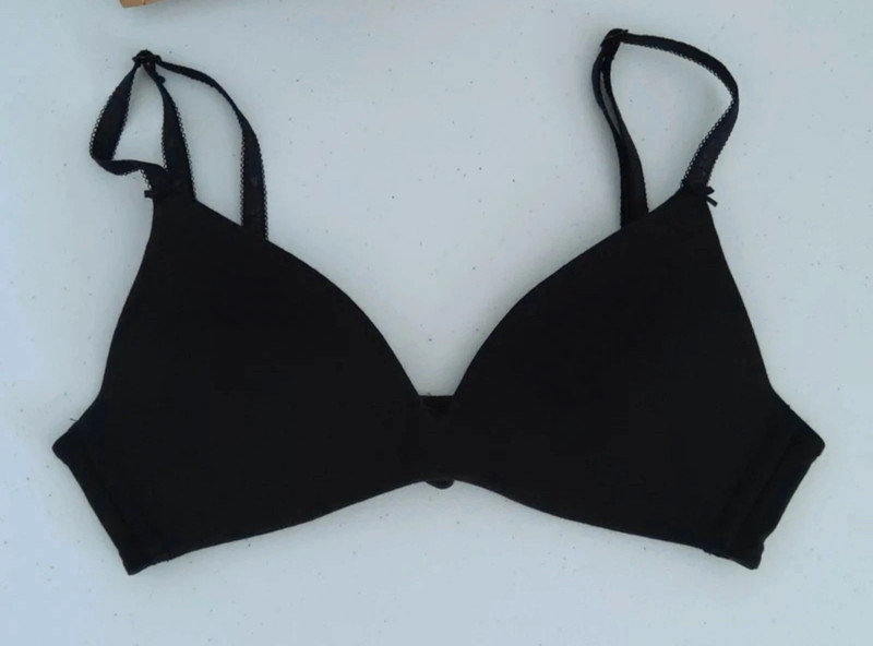 Victoria's Secret cotton lined No-wire bra size 32A 3