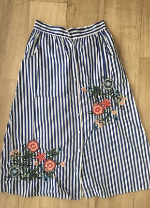 Gonna righe Mango, brand: Mango, condition: Good, size: XS / 34 / 6, €12.00, €13.30 includes Buyer Protection