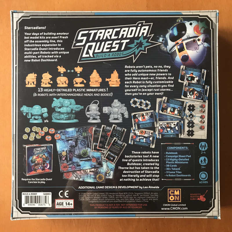 Starcadia Quest: Build-a-Robot - CMON - Nuovo Sigillato - New Sealed - 2020 2