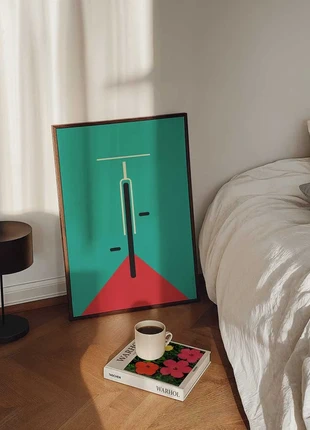 Bauhaus groen Poster available in multiple sizes / Poster in meerdere formaten, merk: Bauhaus, staat: Nieuw met prijskaartje, € 15,00, € 16,45 inclusief Kopersbescherming Pro