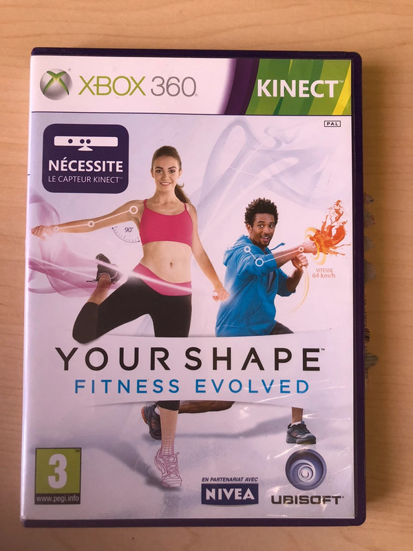 XBOX 360 Kinect Games - Kinect Sports Season 1 & 2; Your Shape Fitness  Evolved 