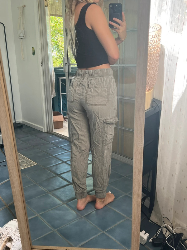 High Waisted Linen Pants 2