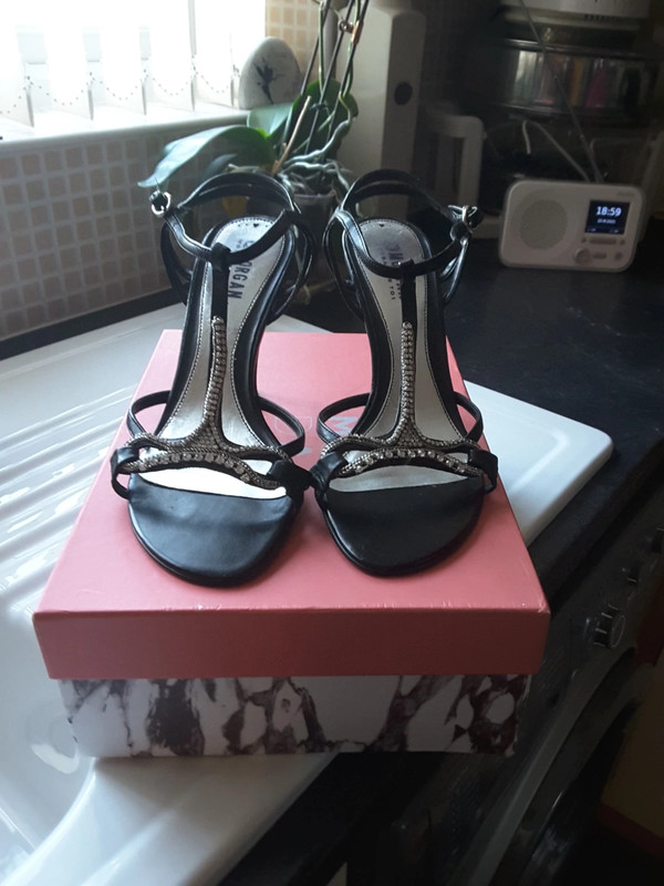 Strappy evening sale shoes