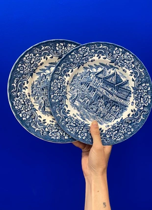 Deux assiettes anglaise anciennes, marque: Royal Tudor Ware, état: Bon état, 25,00 €, 26,95 € Protection acheteurs incluse