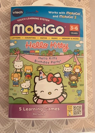 Jeu Mobigo Hello Kitty en anglais , merk: MobiGo, staat: Heel goed, maat: 3 jaar / 98 cm, € 3,00, € 3,85 inclusief Kopersbescherming