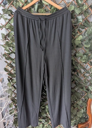 Yozy Black Stretch Trousers XXL UK 20/22 | Elasticated Waist | Wide Leg Comfy Pants, brand: yozy, condition: New without tags, size: 4XL / 20, £12.95, £14.30 includes Buyer Protection Pro
