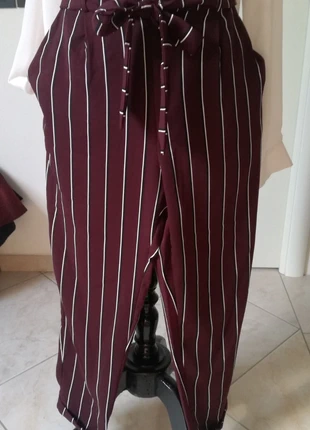 Pantalone in viscosa gessato, brand: Pull & Bear, condizioni: Nuovo senza cartellino, taglia: M / IT 42 / EU 38, €3.00, €3.85 include la Protezione acquisti