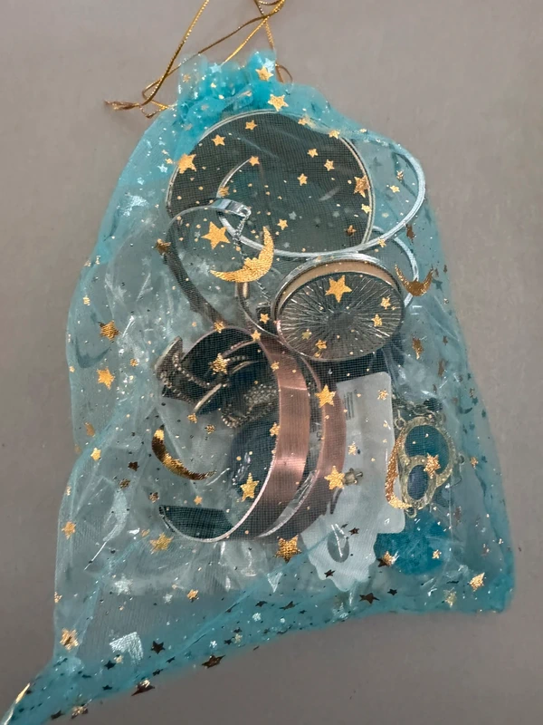 Lot de 7 bijoux acier + emballage - photo numéro 3