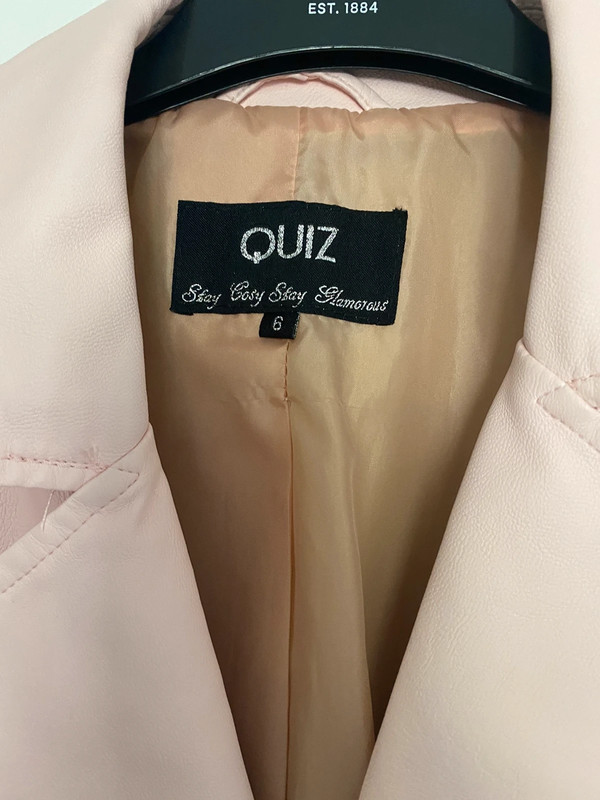 Quiz pink sale coat