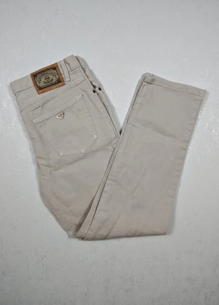 Jean Armani Jeans vintage - beige clair/Crème – Made in Italy – Taille W34, marca: Armani Jeans, estado: Muito bom, tamanho: PT 44 | W34, €20.00, €21.70 inclui Proteção do Comprador